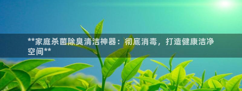 尊龙凯时d5138：**家庭杀菌除臭清洁神器：彻底消毒，