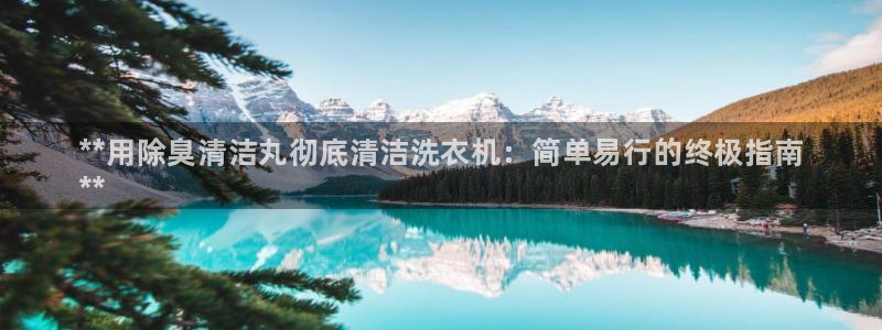 Z6尊龙凯时官方：**用除臭清洁丸彻底清洁洗衣机：简单易
